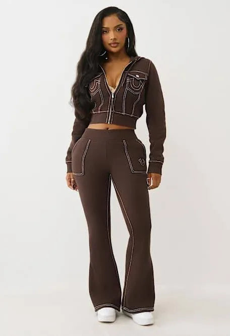 True Religion “Big T Shrunken” flare pants