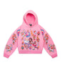 Righteous Risen King Zip Up Hoodie Pink Sz Small