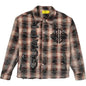 Guapi Men Mocha Rhinestone Flannel Med