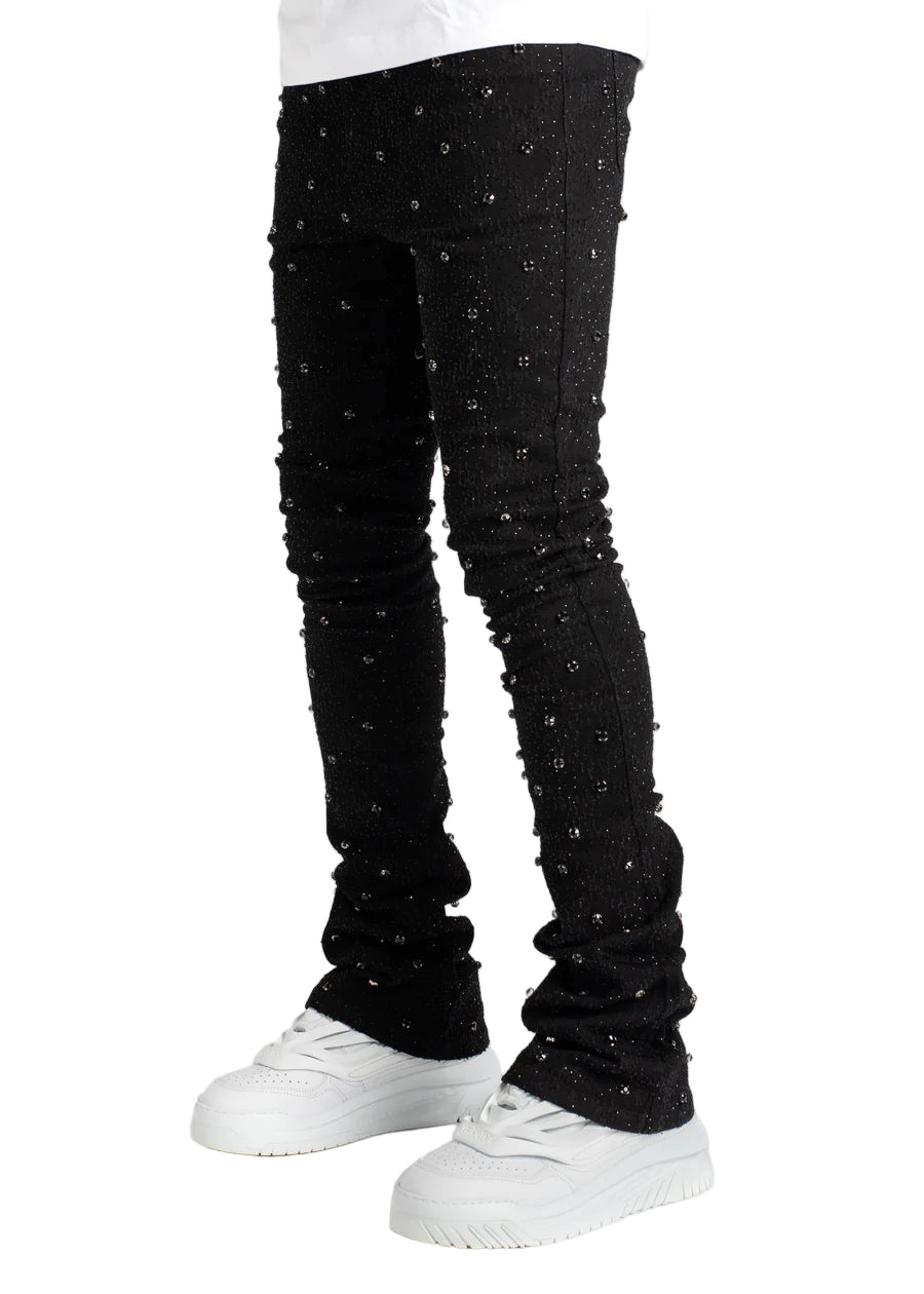 Guapi Embellished Denim (All Black)