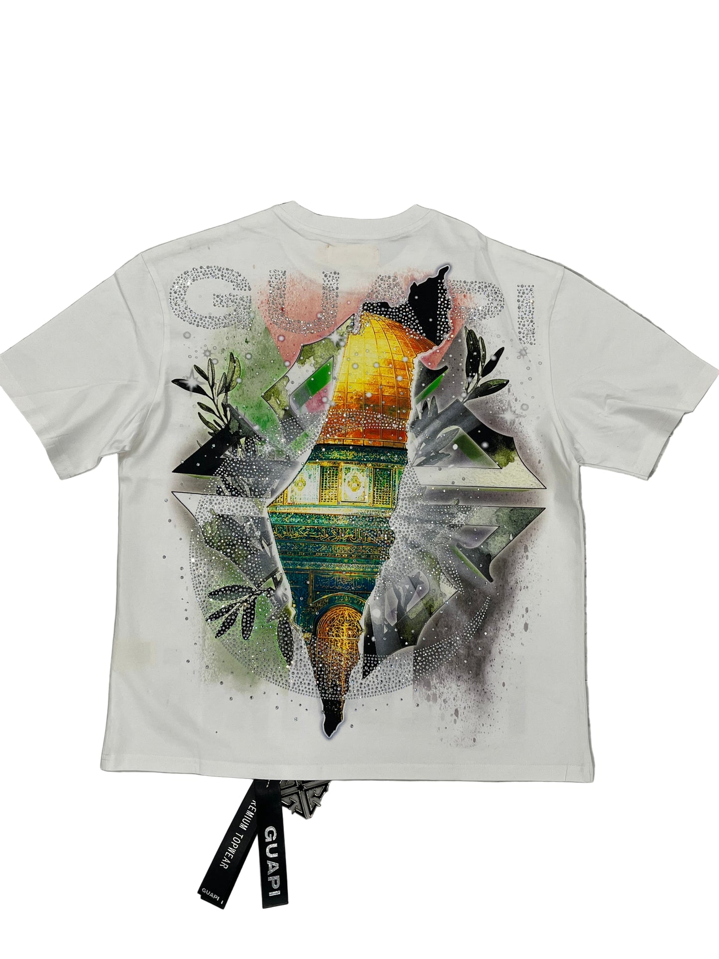 Guapi “Free Palestine” Tee (White)