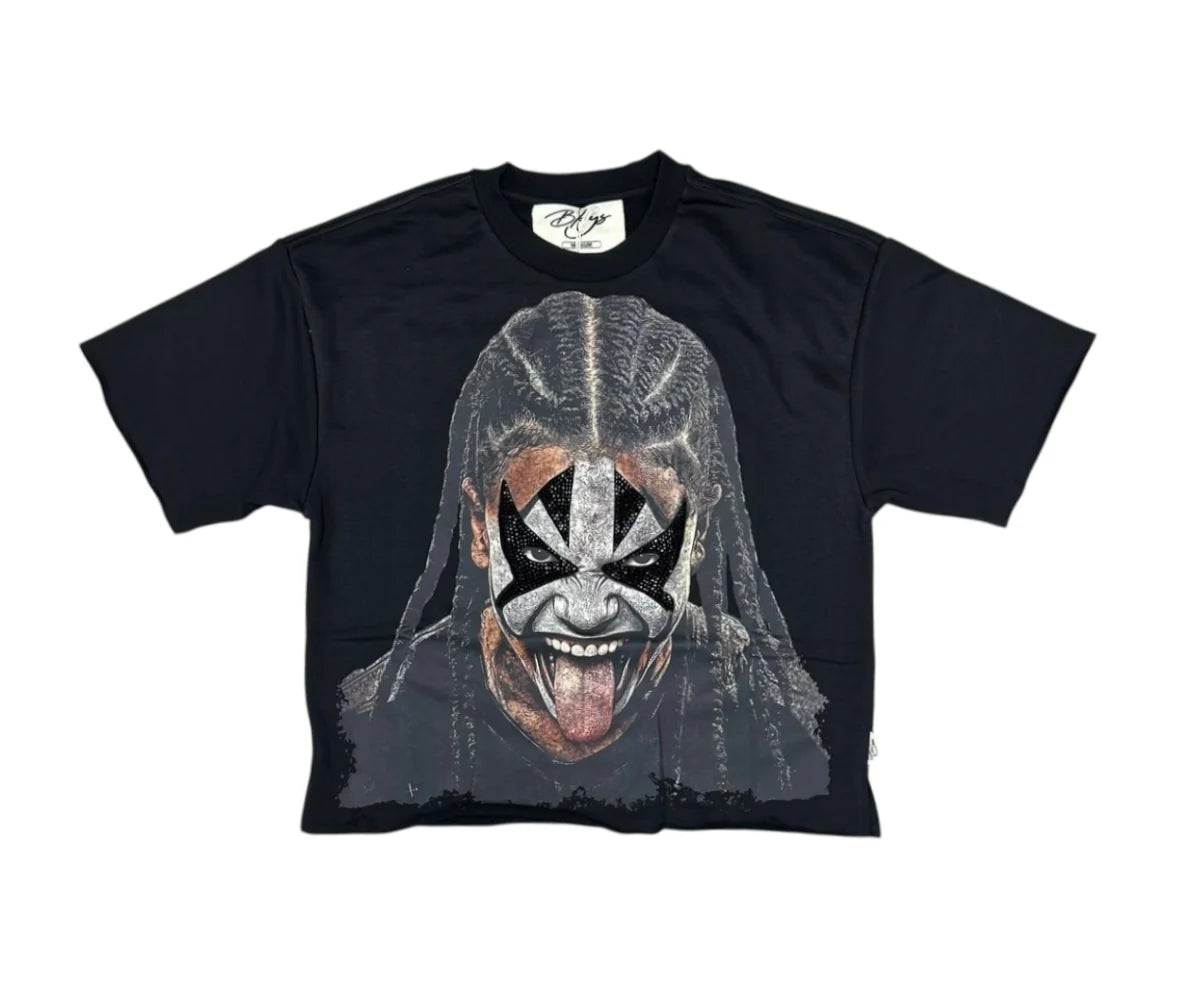 BKYS "Highway to Hell" Terry Cropped Tee (Black)