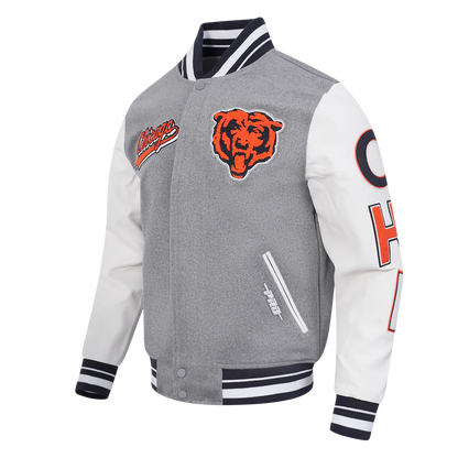 Pro Standard NFL Chicago Bears Varsity Jacket (Grey)