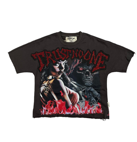 BKYS "Trust No One" Cropped T-Shirt