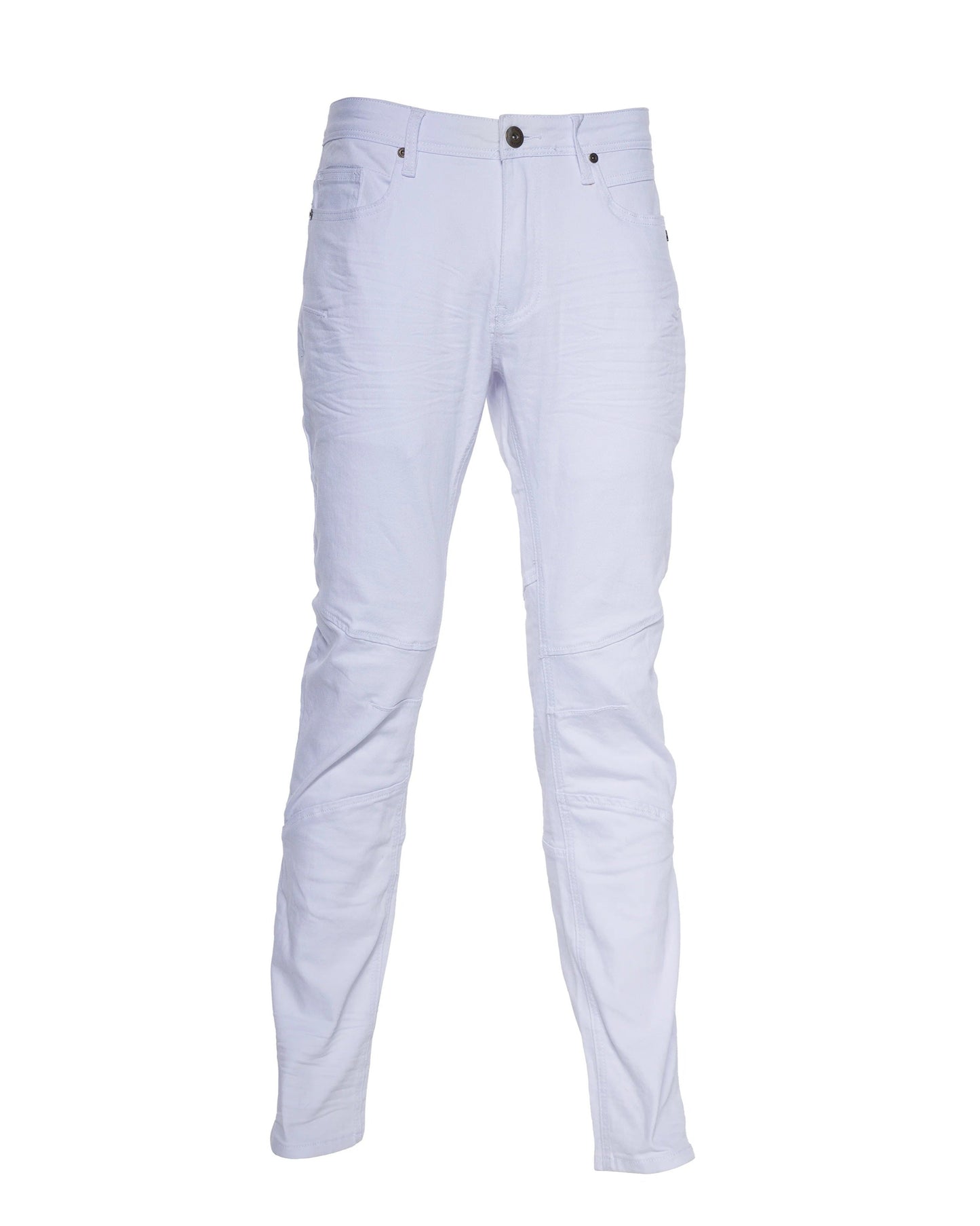 A.tizano Men's White Twill Jeans