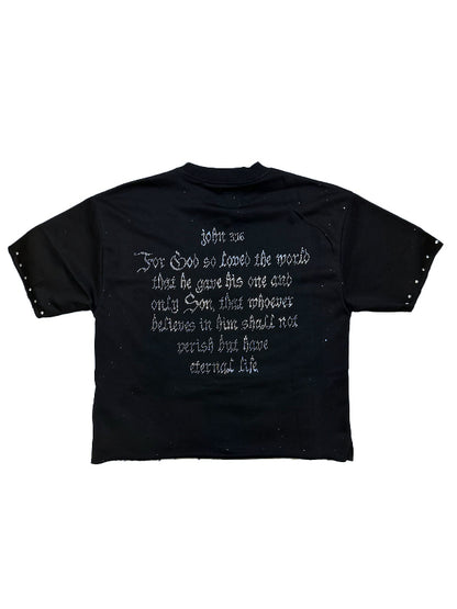 Black Keys Holy Cropped Tee (Black)