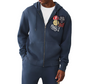 Vintage Patch Zip Hoodie